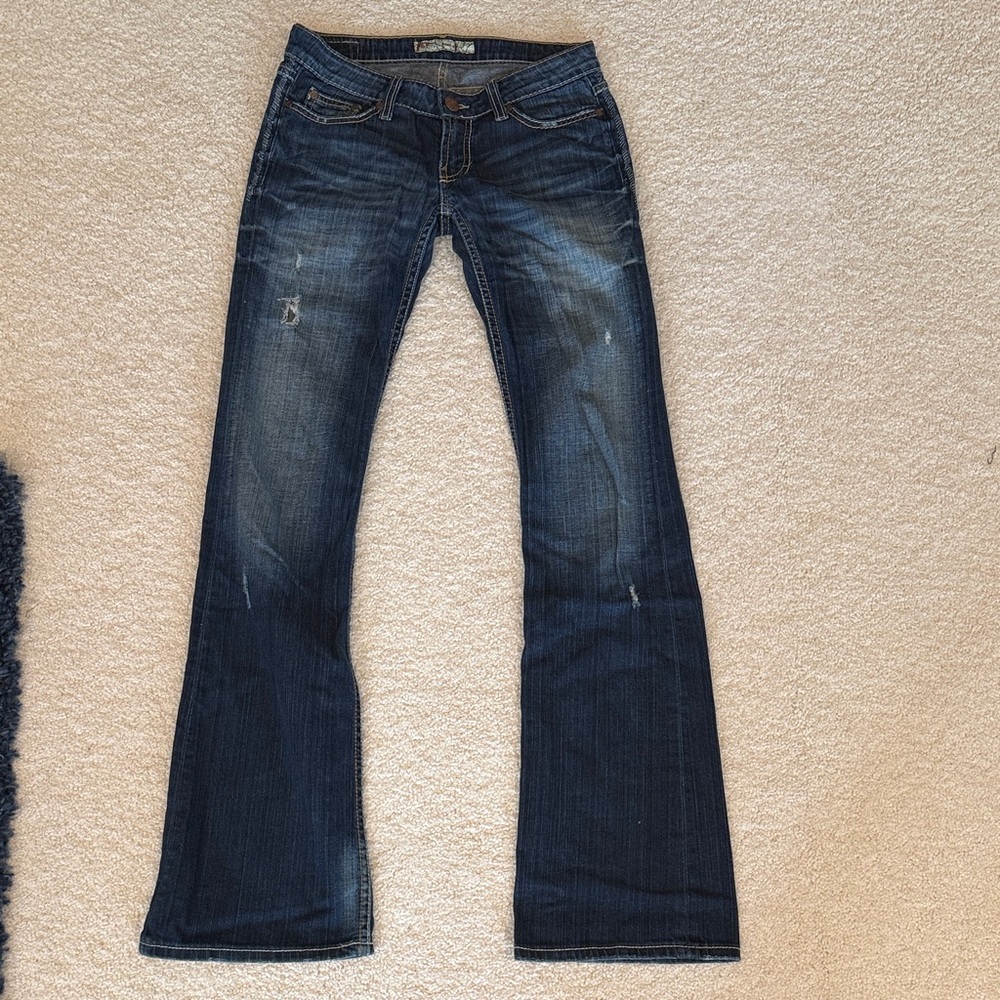 BKE Dark Indigo Boot Cut Jeans